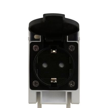 Nordlux - MALAIKA LED badeværelses-spejlbelysning med stikkontakt LED/15W/230V IP44 68,4 cm sort