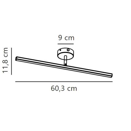 Nordlux - LED spejllampe til badeværelse IP LED/7,2W/230V IP44 60 cm hvid