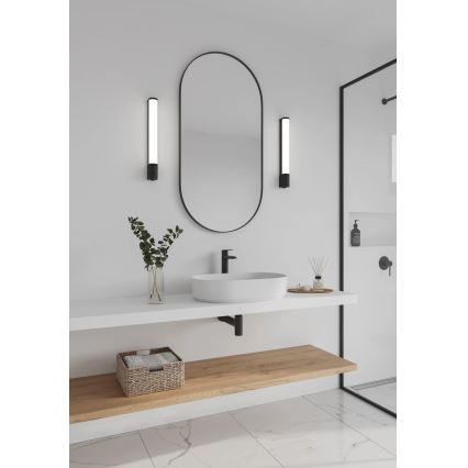 Nordlux - LED spejllampe til badeværelse MALAIKA LED/6W/230V 3000K IP44 sort