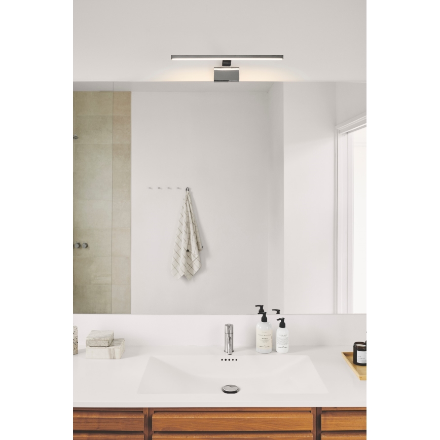 Nordlux - LED spejllampe til badeværelse MARLEE LED/8,9W/230V IP44 3000K 50 cm skinnende krom