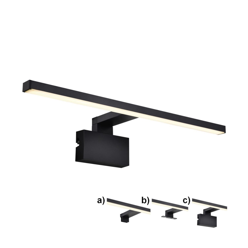 Nordlux - LED spejllampe til badeværelse MARLEE LED/8,9W/230V IP44 sort
