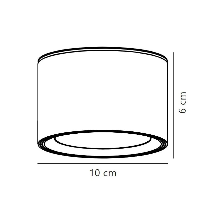 Nordlux - LED spotlampe FALLON LED/5,5W/230V sort