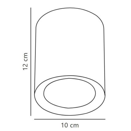 Nordlux - LED spotlampe FALLON LONG LED/5,5W/230V hvid