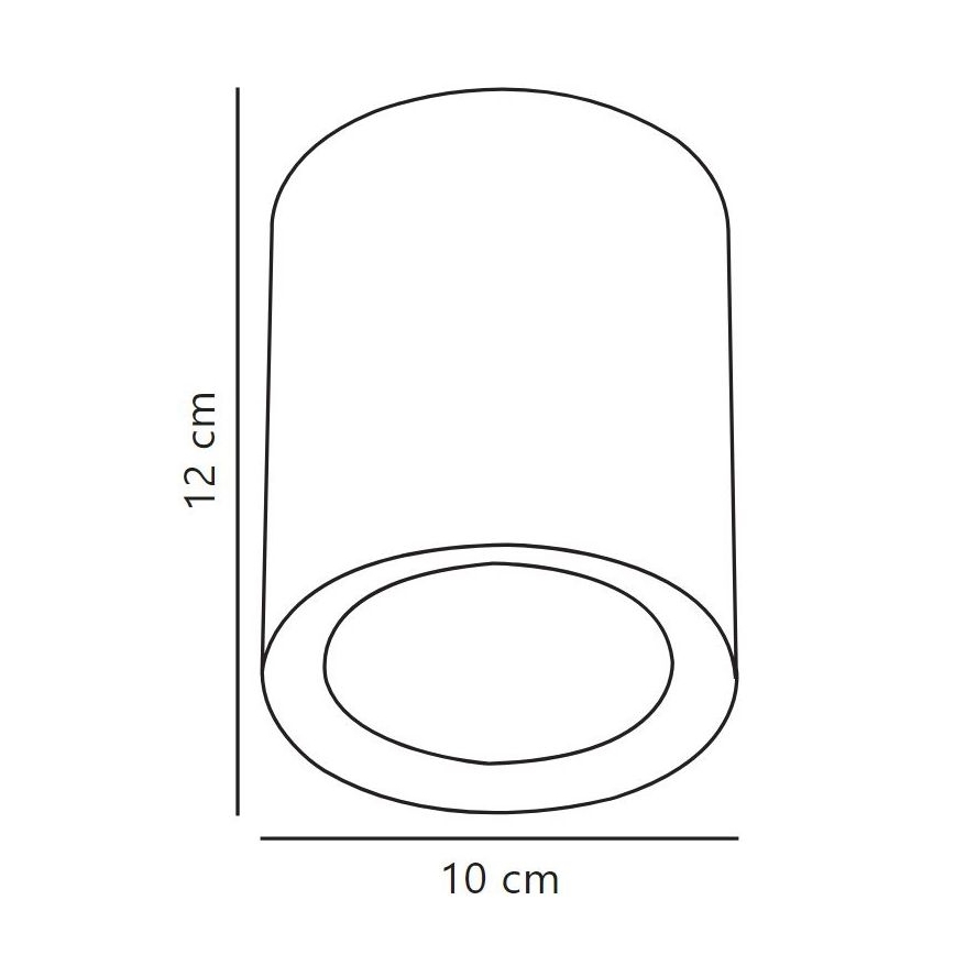 Nordlux - LED spotlampe FALLON LONG LED/5,5W/230V sort