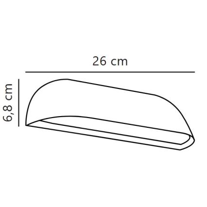 Nordlux - LED udendørs vægarmatur FRONT LED/9,5W/230V IP44