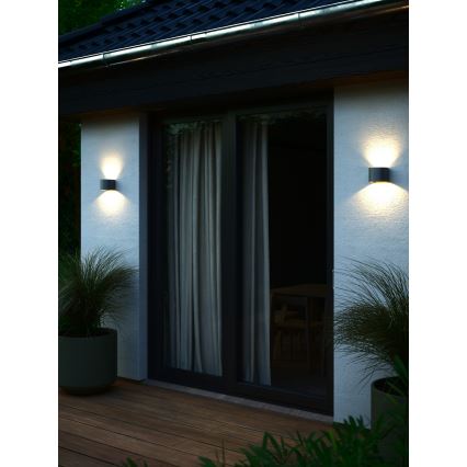 Nordlux - LED udendørs vægarmatur MILDA LED/4,9W/230V IP44 antracit