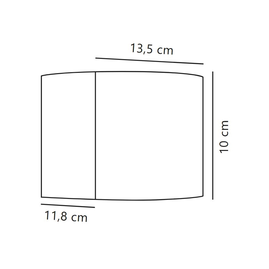 Nordlux - LED udendørs vægarmatur MILDA LED/4,9W/230V IP44 antracit