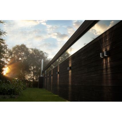 Nordlux - LED udendørs væglampe CANTO 2xLED/5,5W/230V IP44 grå