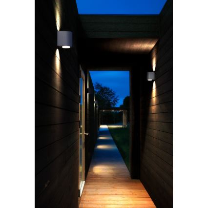Nordlux - LED udendørs væglampe CANTO 2xLED/5,5W/230V IP44 grå