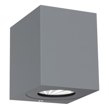 Nordlux - LED udendørs væglampe CANTO 2xLED/5W/230V IP44 grå
