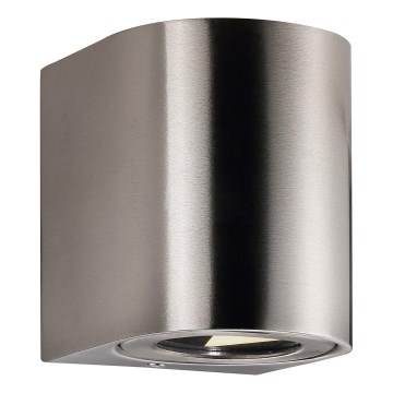 Nordlux - LED udendørs væglampe CANTO 2xLED/6W/230V IP44 i rustfrit stål