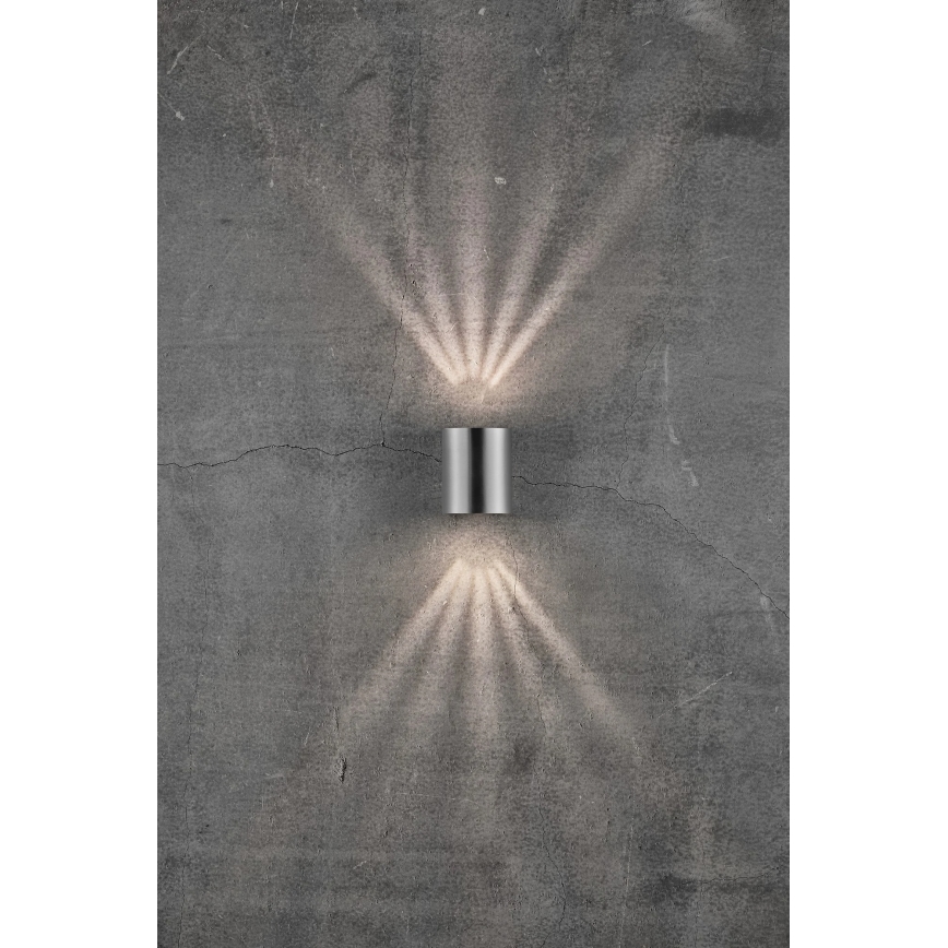 Nordlux - LED udendørs væglampe CANTO 2xLED/6W/230V IP44 i rustfrit stål