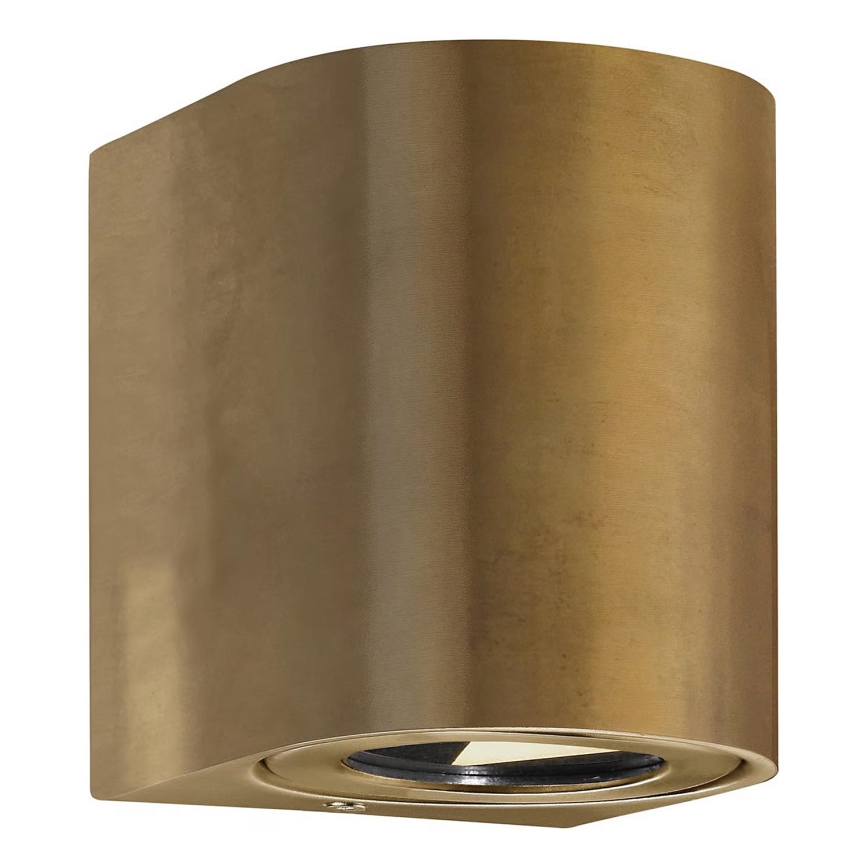 Nordlux - LED udendørs væglampe CANTO 2xLED/6W/230V IP44 messing