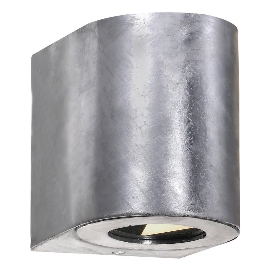 Nordlux - LED udendørs væglampe CANTO 2xLED/6W/230V IP44 sølv