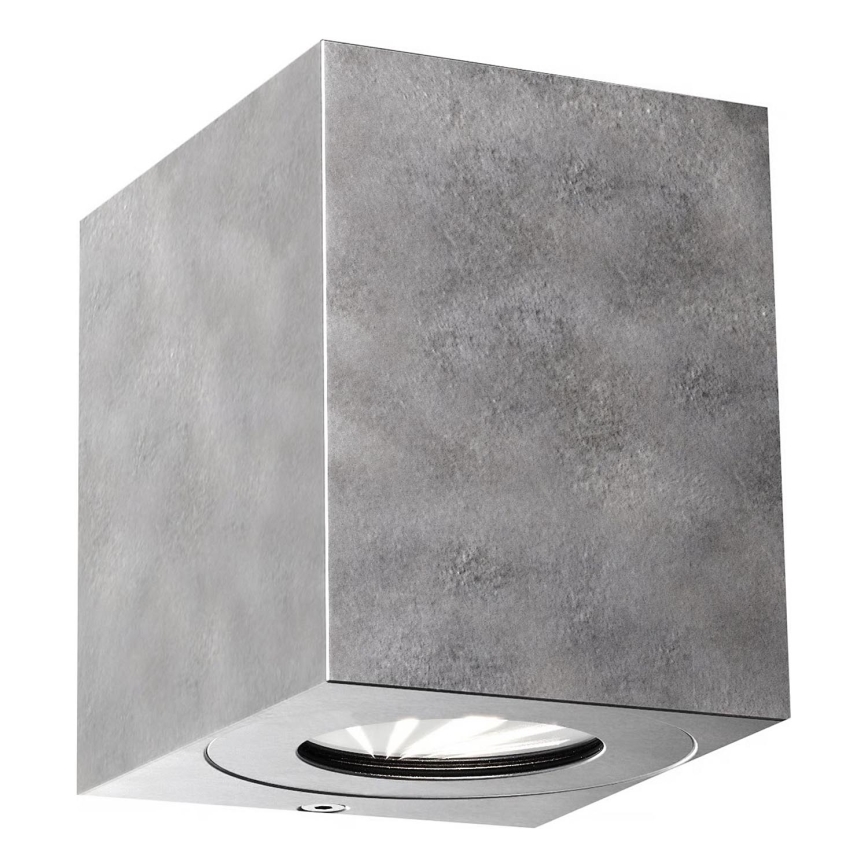 Nordlux - LED udendørs væglampe CANTO 2xLED/6W/230V IP44 sølv