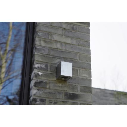 Nordlux - LED udendørs væglampe CANTO 2xLED/6W/230V IP44 sølv