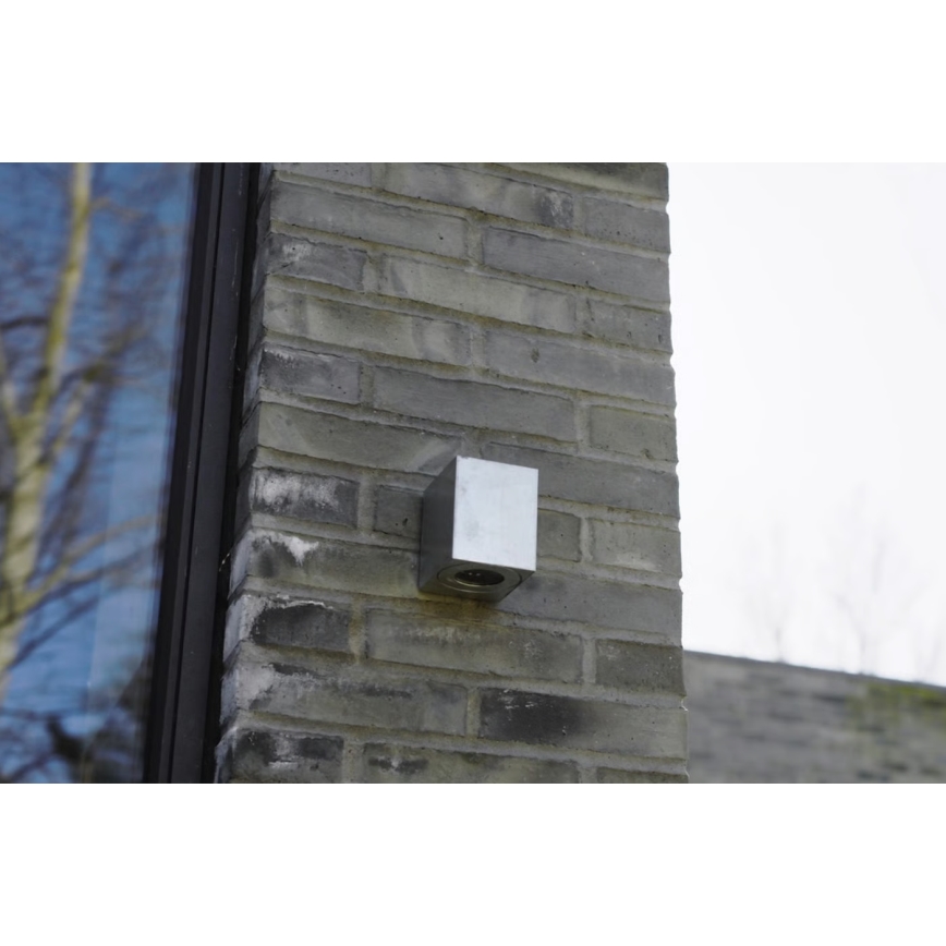 Nordlux - LED udendørs væglampe CANTO 2xLED/6W/230V IP44 sølv