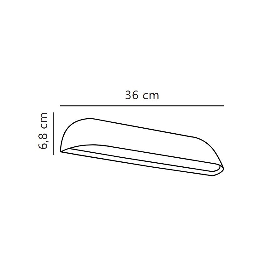 Nordlux - LED udendørs væglampe FRONT LED/11W/230V IP44