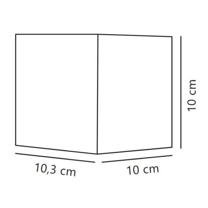 Nordlux - LED Udendørs væglampe MILDA LED/4,9W/230V IP44 antracit