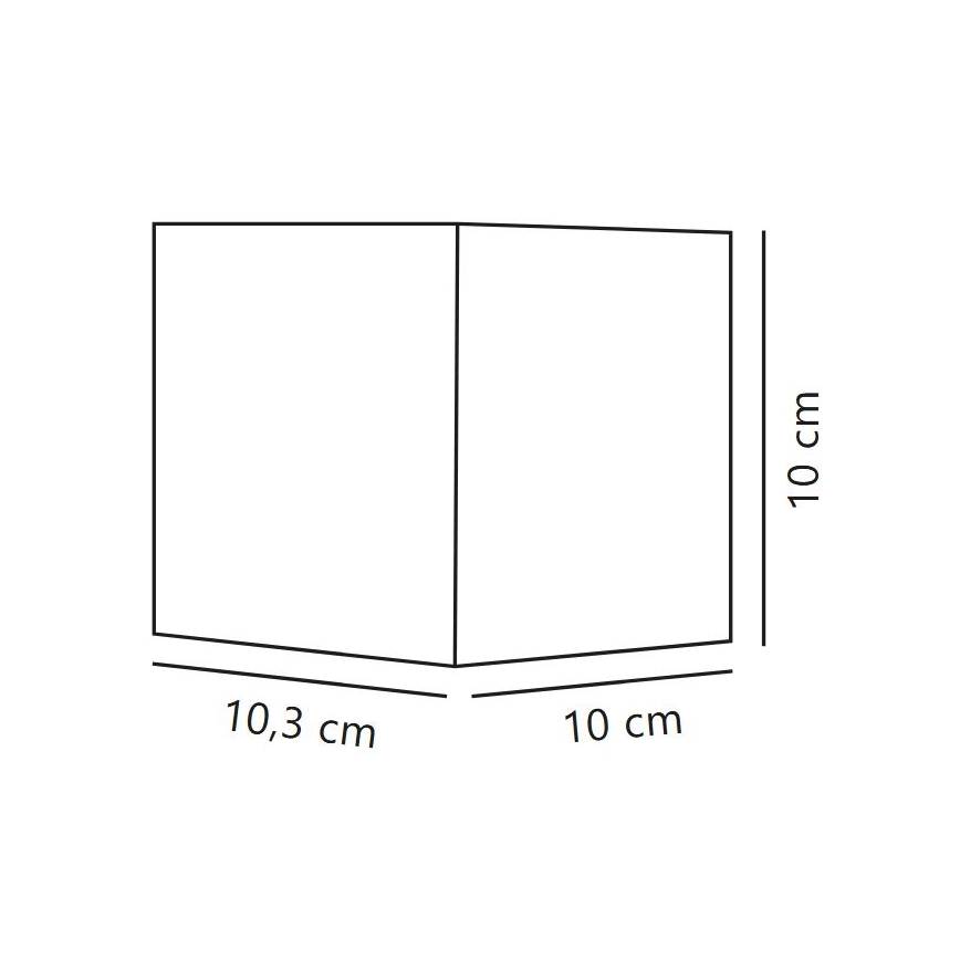 Nordlux - LED udendørs væglampe MILDA LED/4,9W/230V IP44 sort