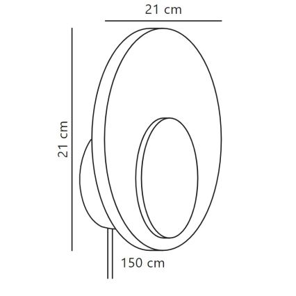Nordlux - LED vægspot dæmpbar MARSI LED/7W/230V hvid