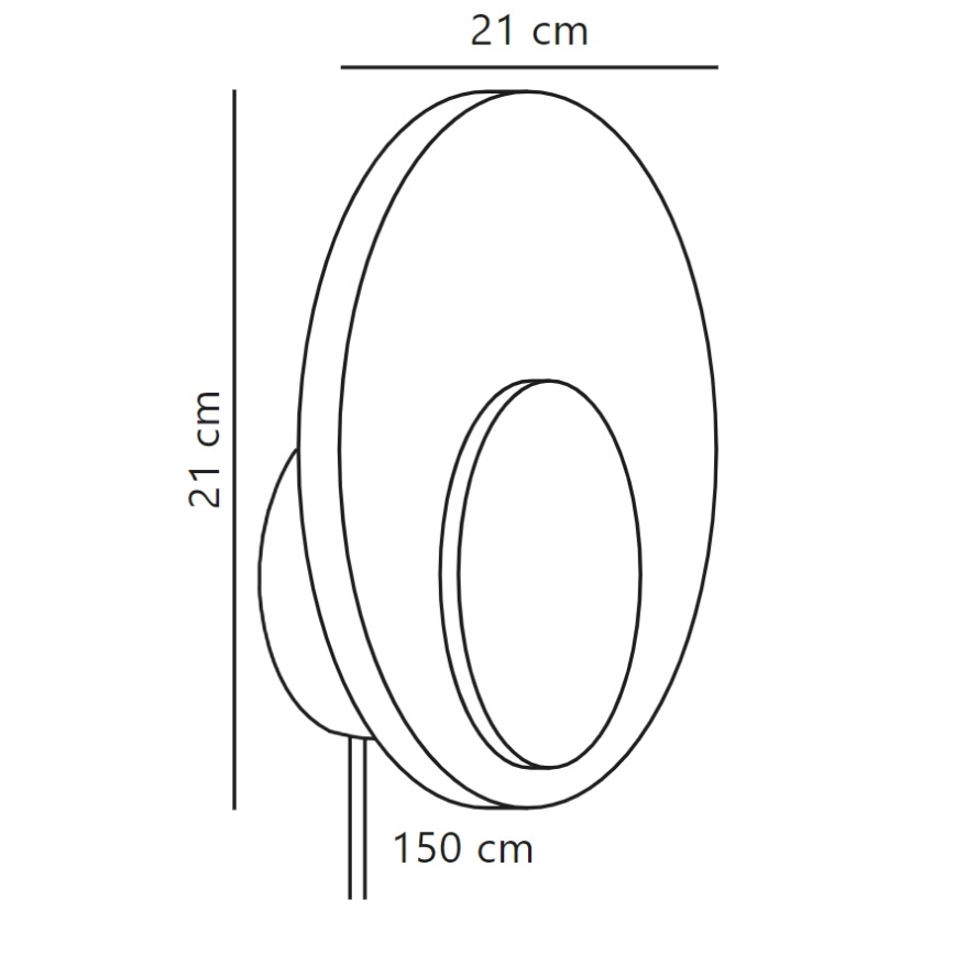 Nordlux - LED vægspot dæmpbar MARSI LED/7W/230V hvid