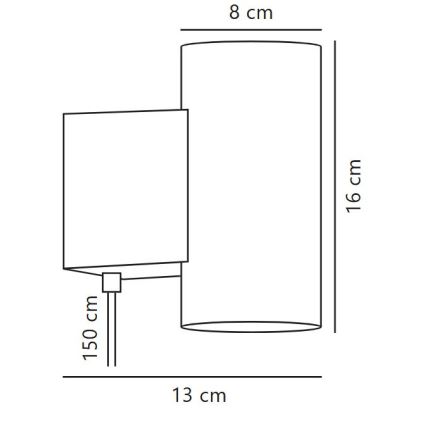 Nordlux - LED vægspot dæmpbar MONA LED/10W/230V CRI 90