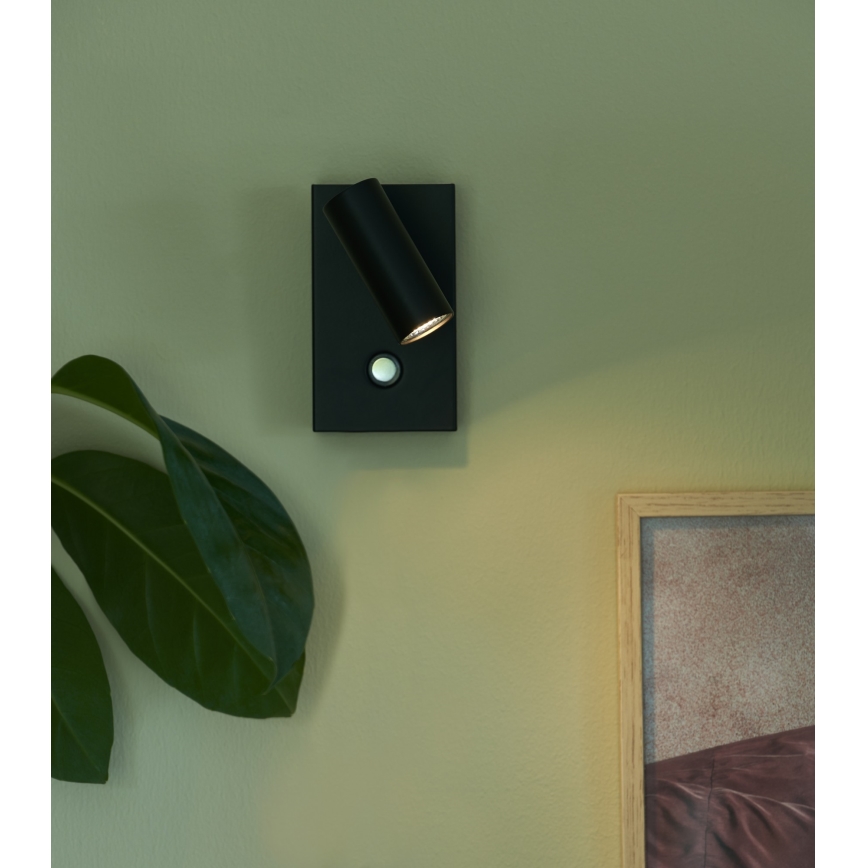 Nordlux - LED vægspot dæmpbar OMARI LED/3,2W/230V sort