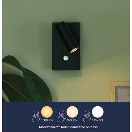 Nordlux - LED vægspot dæmpbar OMARI LED/3,2W/230V sort