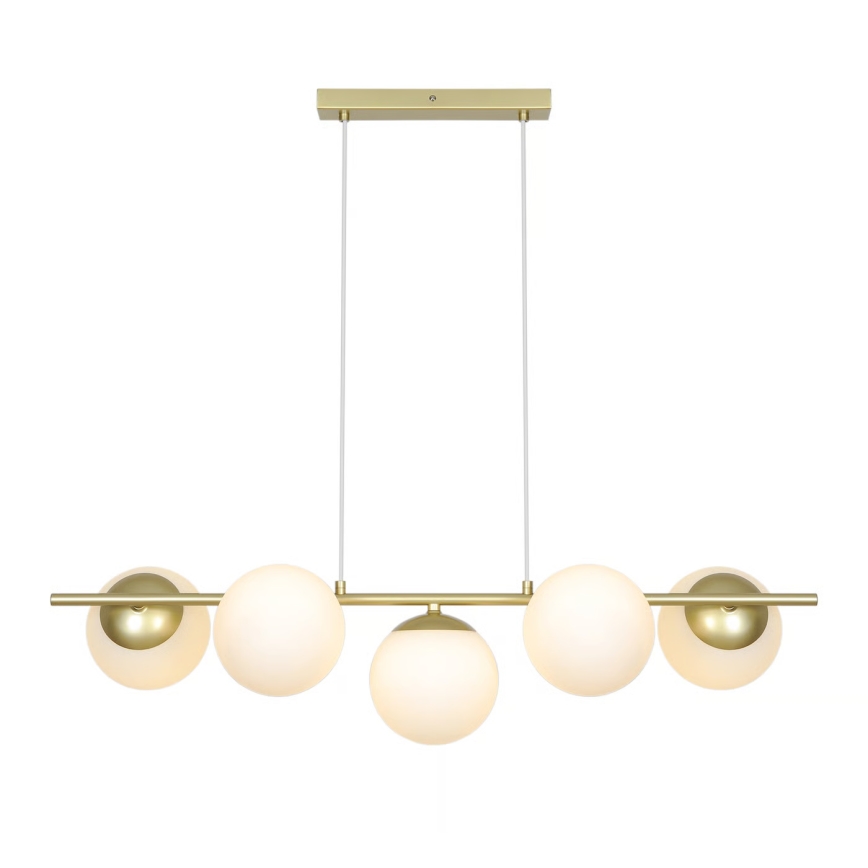 Nordlux - LILLY pendel på kabel 5xE14/10W/230V messing