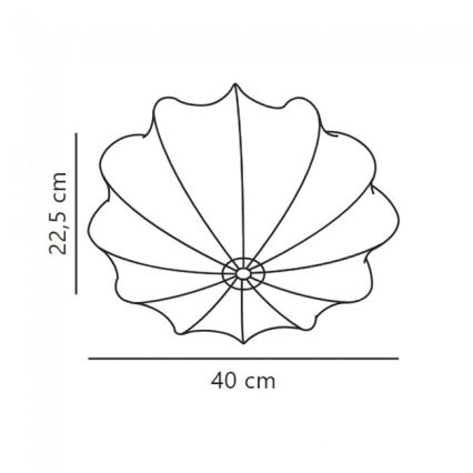 Nordlux - Loftlampe AERON 1xE27/40W/230V diameter 40 cm