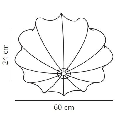 Nordlux - Loftlampe AERON 3xE27/25W/230V diameter 60 cm