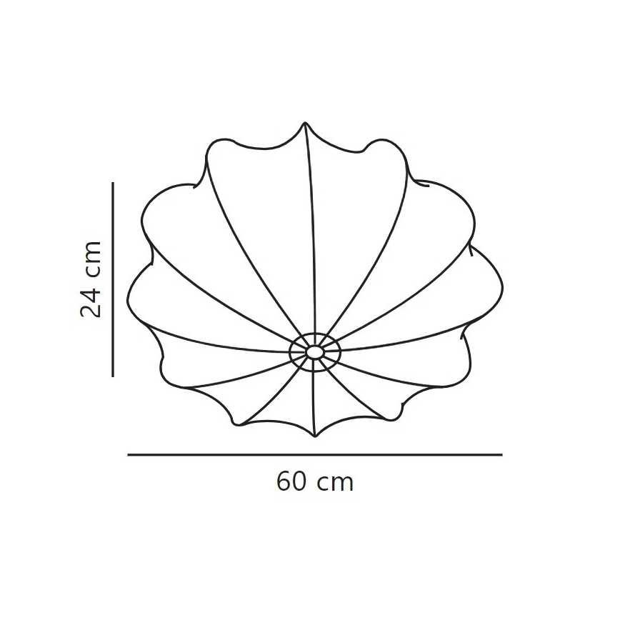 Nordlux - Loftlampe AERON 3xE27/25W/230V diameter 60 cm
