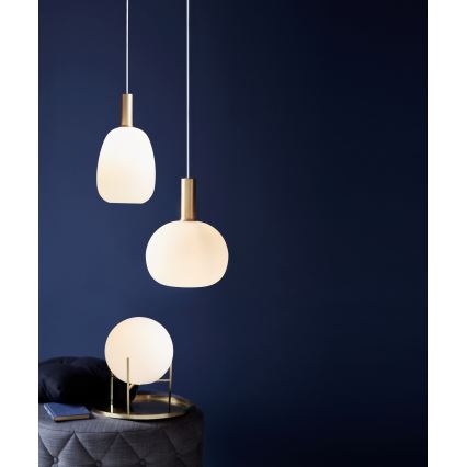 Nordlux - Loftlampe på kabel ALTON 1xE27/60W/230V hvid/sort/messing