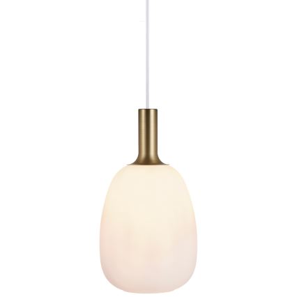Nordlux - Loftlampe på kabel ALTON 1xE27/60W/230V hvid/sort/messing