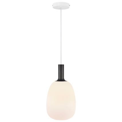 Nordlux - Loftlampe på kabel ALTON 1xE27/60W/230V hvid/sort/messing