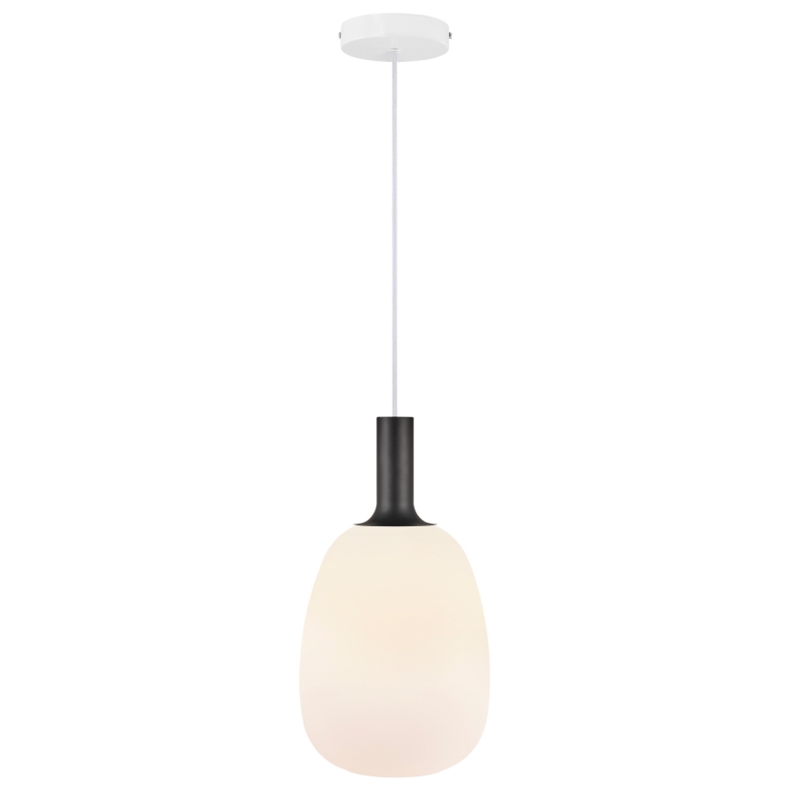 Nordlux - Loftlampe på kabel ALTON 1xE27/60W/230V hvid/sort/messing