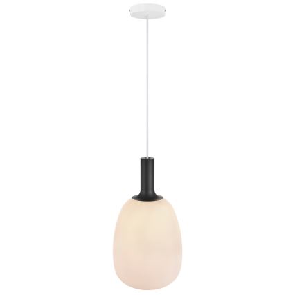 Nordlux - Loftlampe på kabel ALTON 1xE27/60W/230V hvid/sort/messing