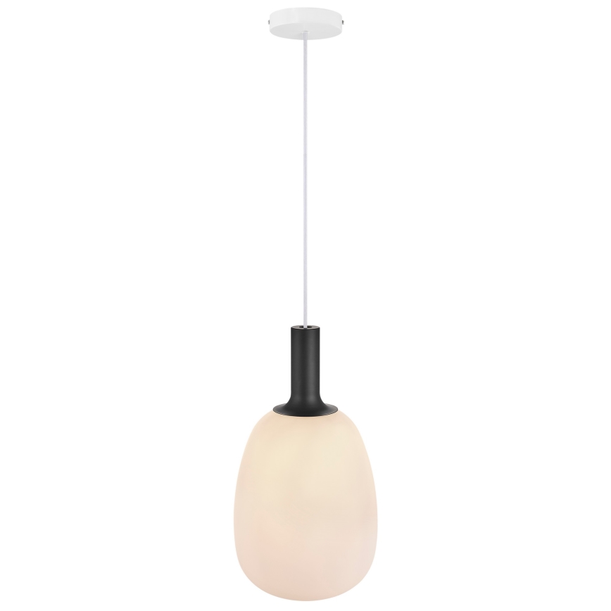 Nordlux - Loftlampe på kabel ALTON 1xE27/60W/230V hvid/sort/messing