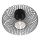 Nordlux - Loftlampe BERONI 1xE27/60W/230V Ø 40,3 cm sort