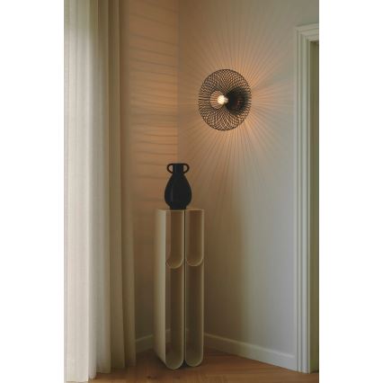 Nordlux - Loftlampe BERONI 1xE27/60W/230V Ø 40,3 cm sort