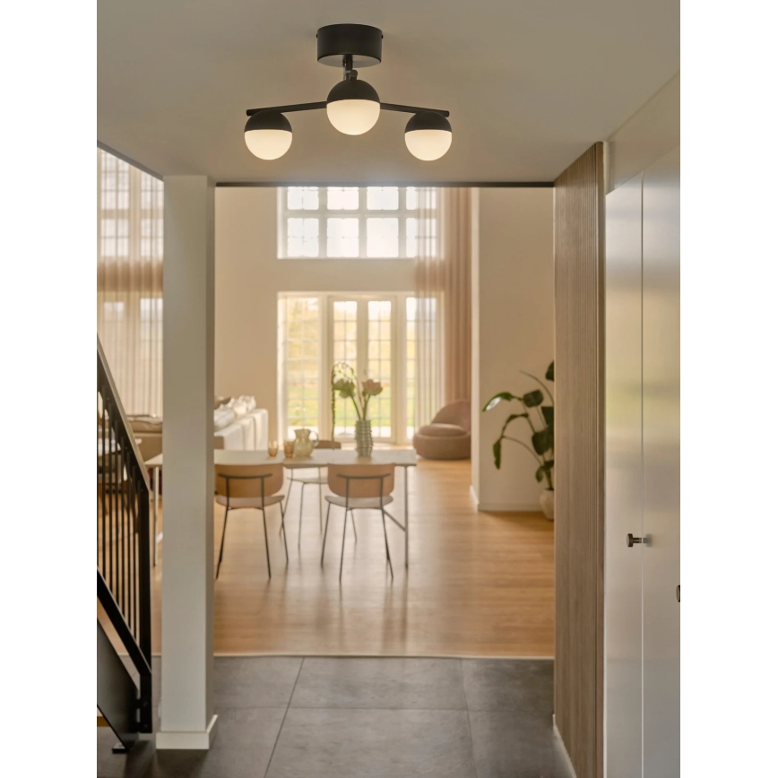 Nordlux - Loftlampe CONTINA 3xG9/5W/230V sort