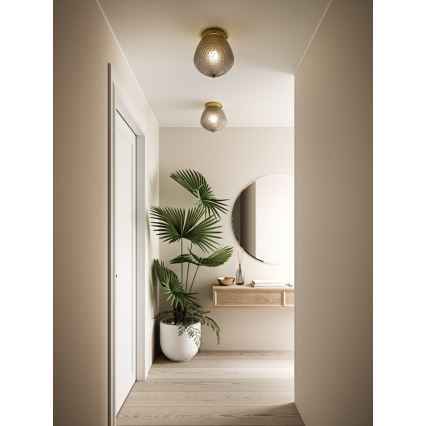 Nordlux - Loftlampe ORBIFORM 1xE27/40W/230V guldfarvet