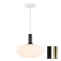 Nordlux - Loftlampe på kabel ALTON 1xE27/60W/230V hvid/sort/messing