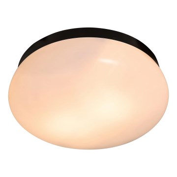 Nordlux - Loftlampe til badeværelse FOAM 2xE27/55W/230V IP44 sort