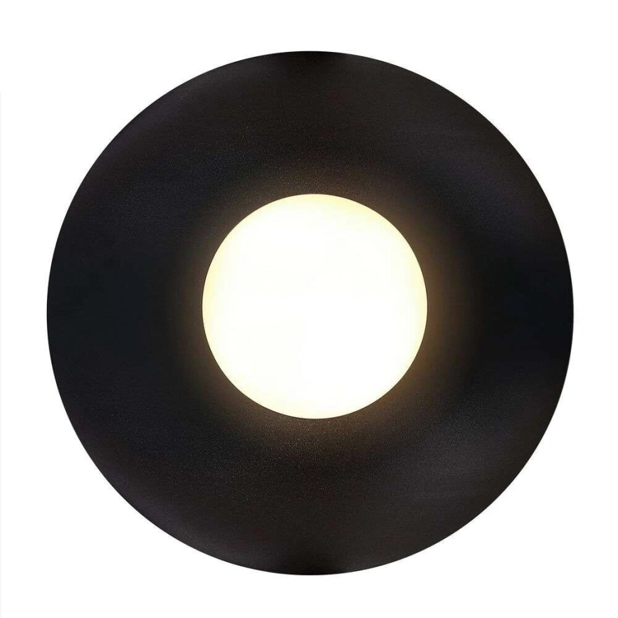 Nordlux - Loftlampe til badeværelse SIONA 1xE27/60W/230V IP44 sort