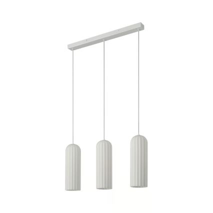 Nordlux - Loftpendel på kabel MIELLA 3xE27/25W/230V hvid