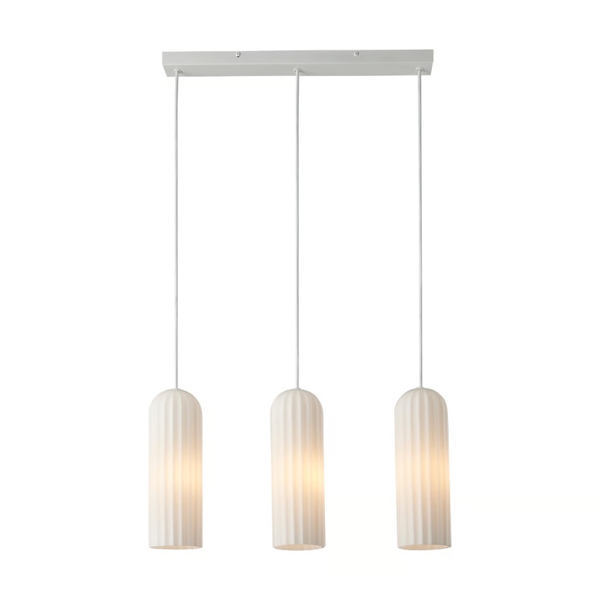 Nordlux - Loftpendel på kabel MIELLA 3xE27/25W/230V hvid