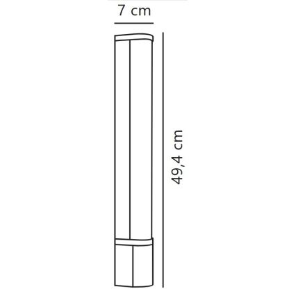 Nordlux - LED underskabslampe med stikkontakt MALAIKA LED/6W/230V 3000K IP44 hvid