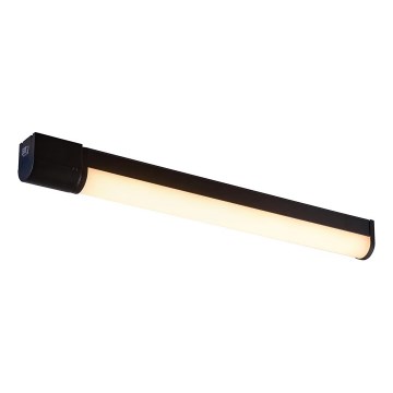 Nordlux - MALAIKA LED badeværelses-spejlbelysning med stikkontakt LED/15W/230V IP44 68,4 cm sort